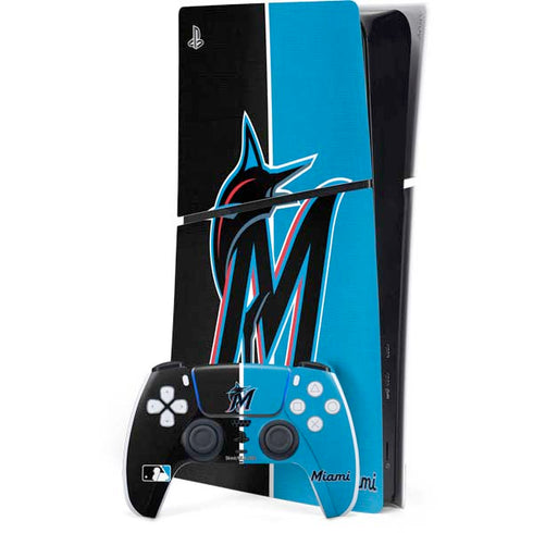 MLB Miami Marlins Split PlayStation PS5 Skins