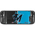 MLB Miami Marlins Split Steam Deck Handheld Gaming Computer Skin