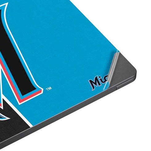 MLB Miami Marlins Split Surface Laptop 7 13.8in Skin