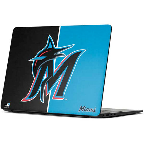 MLB Miami Marlins Split Surface Laptop 7 15in Skin