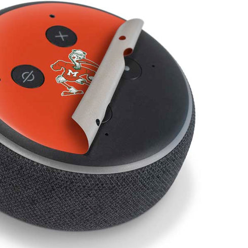 University of Miami Sebastian Mascot Amazon Echo Dot Skin