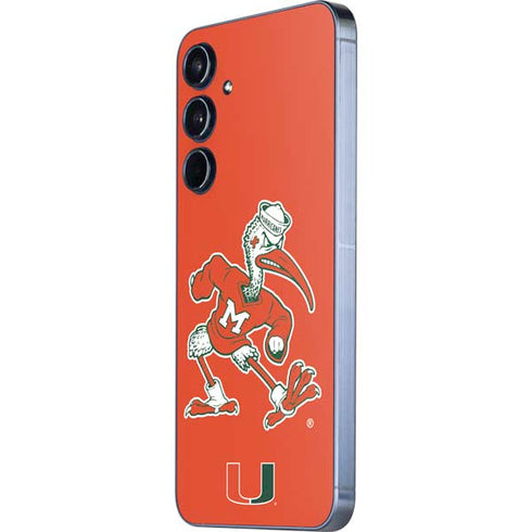 University of Miami Sebastian Mascot Galaxy A35 5G Skin