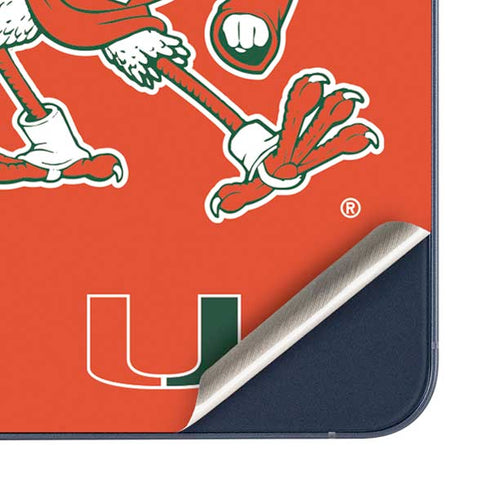 University of Miami Sebastian Mascot Galaxy A36 5G Skin