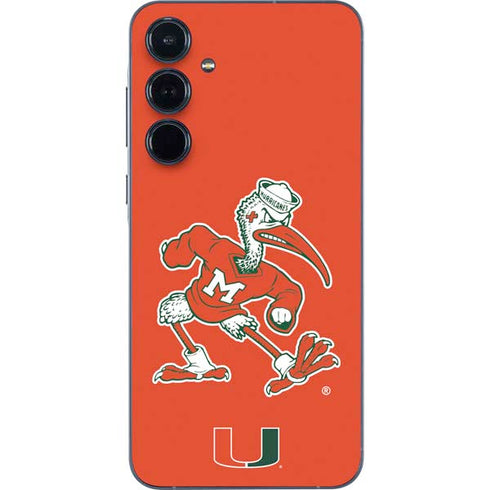 University of Miami Sebastian Mascot Galaxy A55 5G Skin
