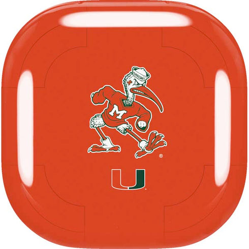University of Miami Sebastian Mascot Galaxy Buds Live Skin