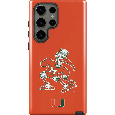 University of Miami Sebastian Mascot Galaxy S23 Ultra Pro Case
