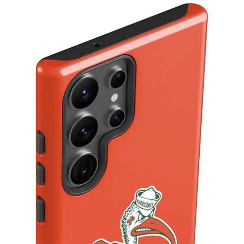 University of Miami Sebastian Mascot Galaxy S23 Ultra Pro Case