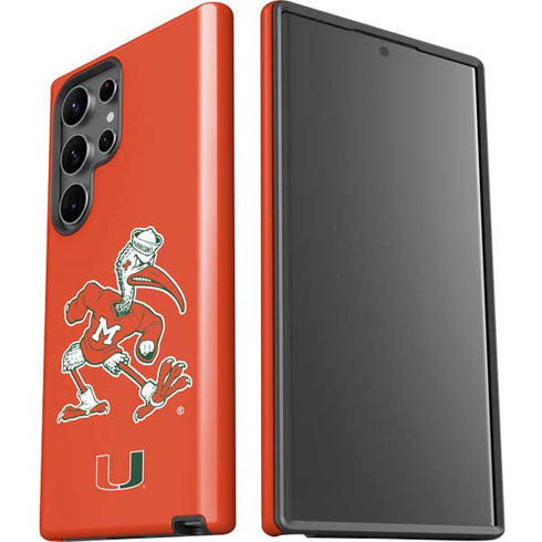 University of Miami Sebastian Mascot Galaxy S23 Ultra Pro Case