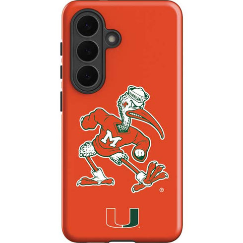 University of Miami Sebastian Mascot Galaxy S26 Plus Impact Case