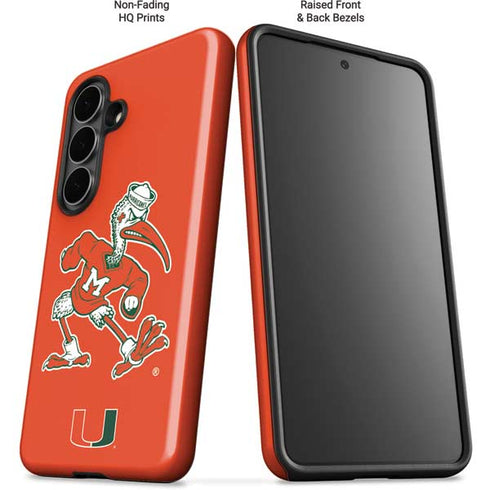 University of Miami Sebastian Mascot Galaxy S26 Plus Impact Case