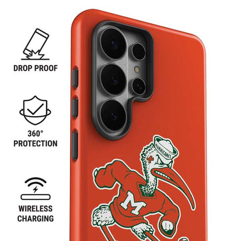 University of Miami Sebastian Mascot Galaxy S26 Ultra Impact Case