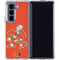 University of Miami Sebastian Mascot Galaxy Z Fold5 5G Clear Case
