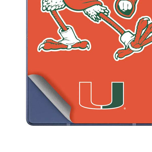 University of Miami Sebastian Mascot Galaxy Z Fold6 Skin