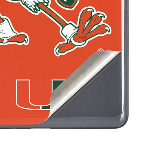 University of Miami Sebastian Mascot Google Pixel 7a Skin