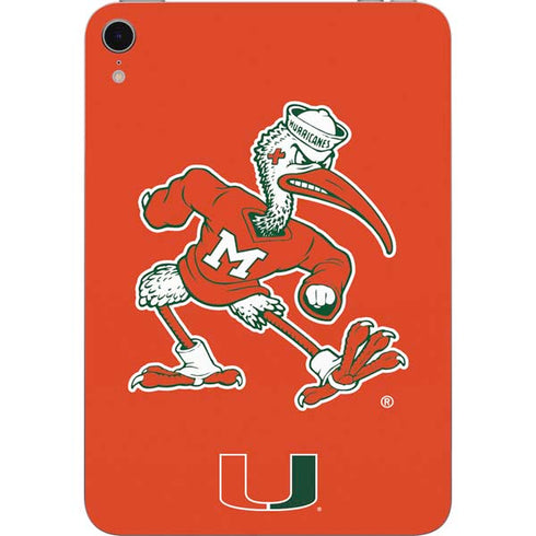 University of Miami Sebastian Mascot Apple iPad Mini Skin