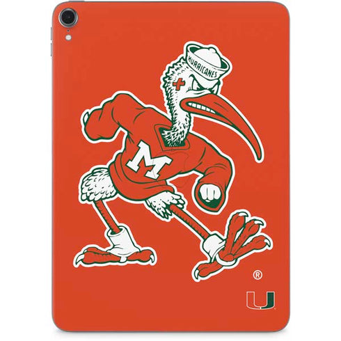 University of Miami Sebastian Mascot Apple iPad Pro Skin