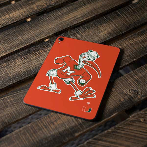 University of Miami Sebastian Mascot Apple iPad Pro Skin