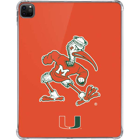 University of Miami Sebastian Mascot iPad Pro 11in (2024) Clear Case