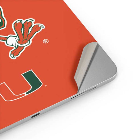 University of Miami Sebastian Mascot iPad Pro 13in M4 (2024) Skin