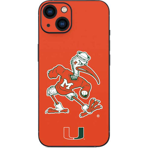 University of Miami Sebastian Mascot iPhone Skins