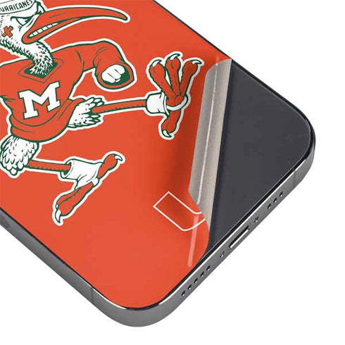 University of Miami Sebastian Mascot iPhone 15 Pro Max Skin