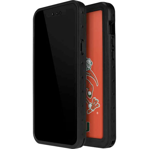 University of Miami Sebastian Mascot iPhone 15 Pro Waterproof Case