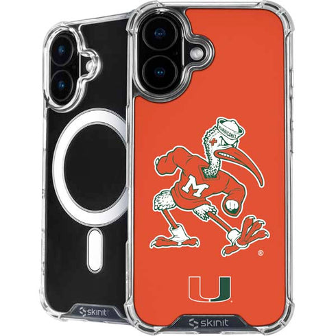 University of Miami Sebastian Mascot iPhone 16 MagSafe Case