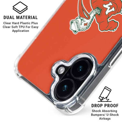 University of Miami Sebastian Mascot iPhone 16 MagSafe Case