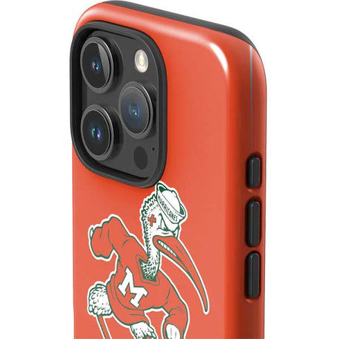 University of Miami Sebastian Mascot iPhone 16 Pro Max Impact Case