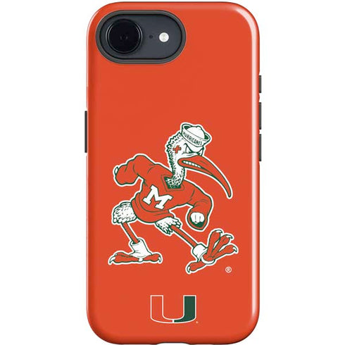 University of Miami Sebastian Mascot iPhone 16e Impact Case
