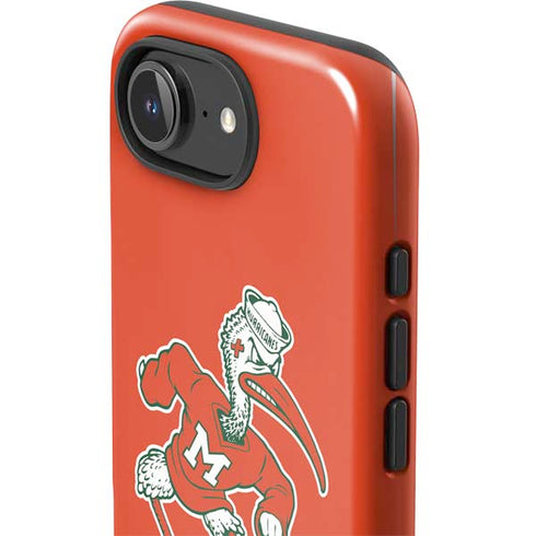 University of Miami Sebastian Mascot iPhone 16e Impact Case