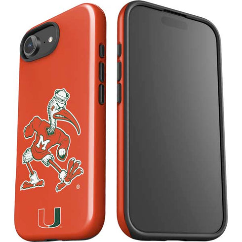 University of Miami Sebastian Mascot iPhone 16e Impact Case