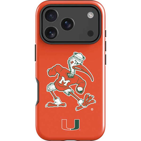 University of Miami Sebastian Mascot iPhone 18 Pro Impact Case