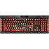 University of Miami Sebastian Mascot K95 RGB PLATINUM Mechanical Gaming Keyboard Skin