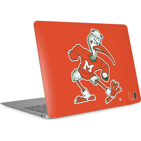 University of Miami Sebastian Mascot Apple MacBook Air Skin