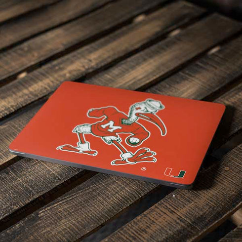 University of Miami Sebastian Mascot Apple MacBook Air Skin