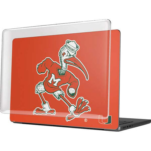 University of Miami Sebastian Mascot MacBook Pro 14in (2021-24) Case plus Skin
