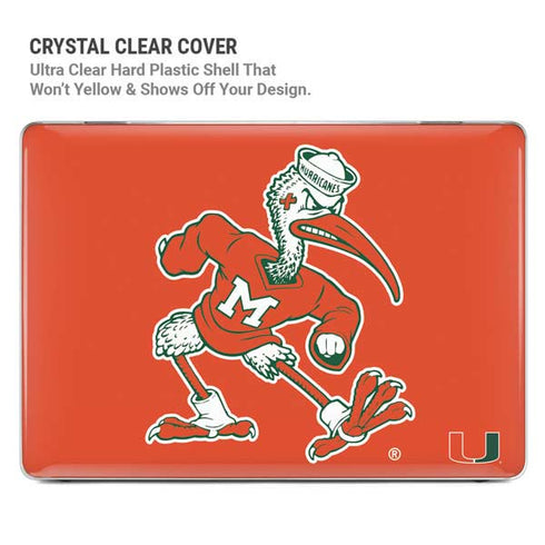 University of Miami Sebastian Mascot MacBook Pro 14in (2021-24) Case plus Skin