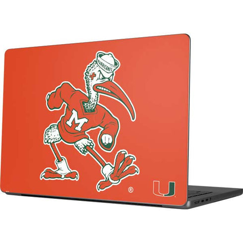 University of Miami Sebastian Mascot Apple MacBook Pro 14-inch Skin