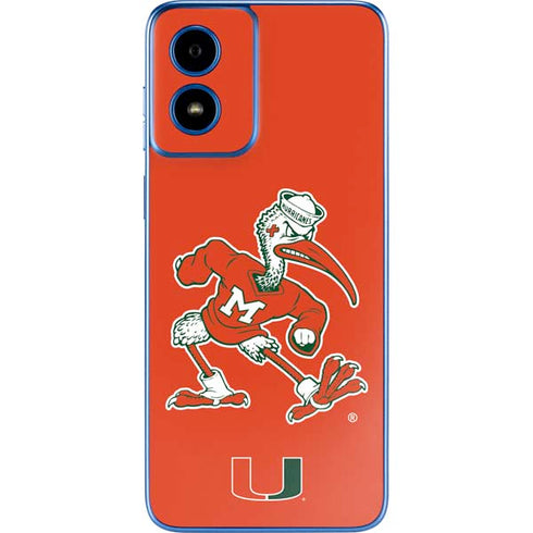 University of Miami Sebastian Mascot Moto G Play 4G (2024) Skin