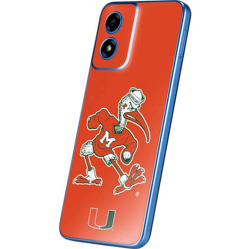 University of Miami Sebastian Mascot Moto G Play 4G (2024) Skin