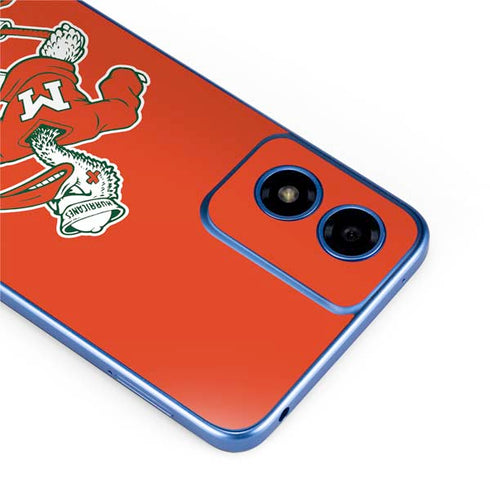 University of Miami Sebastian Mascot Moto G Play 4G (2024) Skin