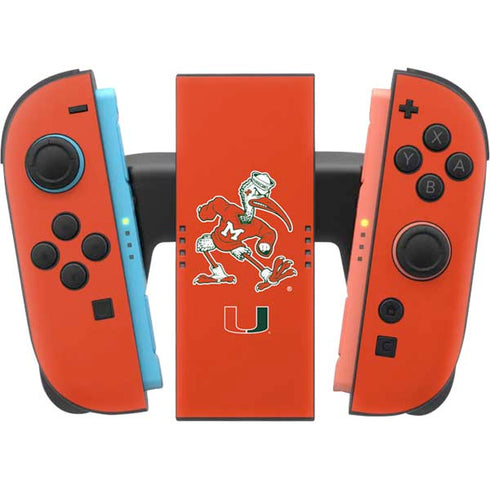 University of Miami Sebastian Mascot Nintendo Switch 2 (2025) Joy-Con Controller Skin