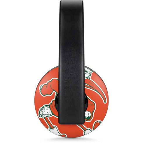 University of Miami Sebastian Mascot PlayStation 4 Gold Wireless Headset Skin
