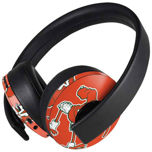 University of Miami Sebastian Mascot PlayStation 4 Gold Wireless Headset Skin