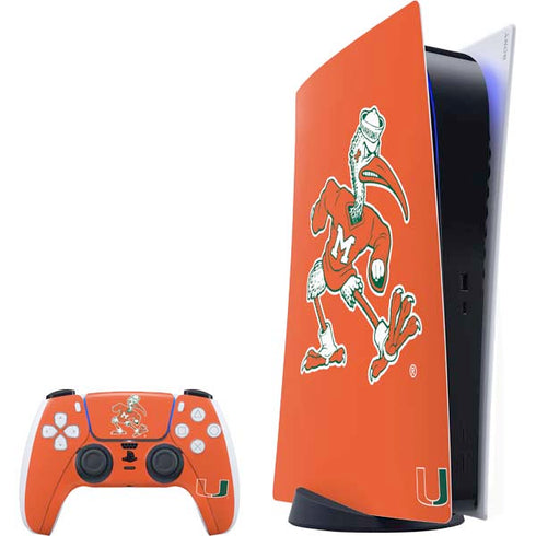University of Miami Sebastian Mascot PlayStation PS5 Skins