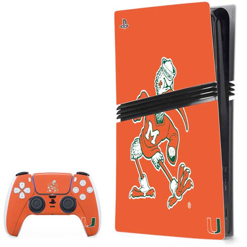 University of Miami Sebastian Mascot PlayStation PS5 Skins