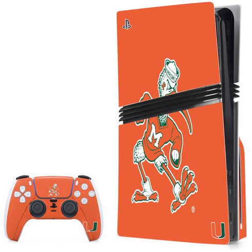 University of Miami Sebastian Mascot PlayStation PS5 Skins