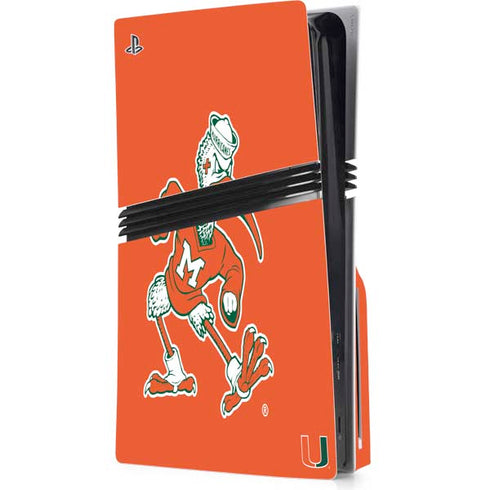 University of Miami Sebastian Mascot PlayStation PS5 Skins