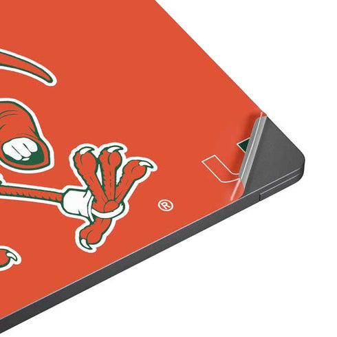 University of Miami Sebastian Mascot Surface Laptop 7 15in Skin